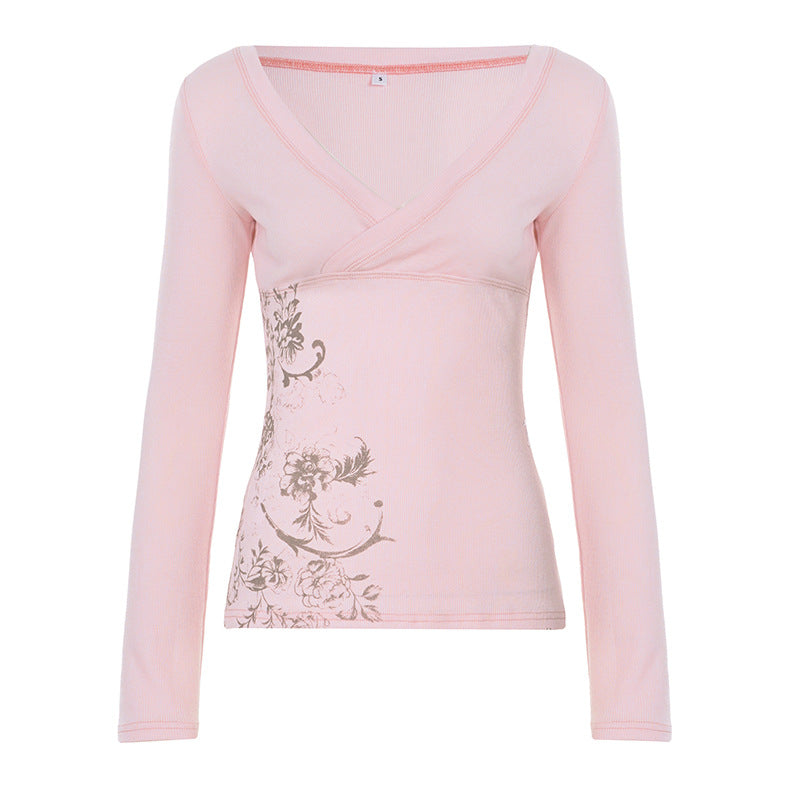 V-Neck Slim Top