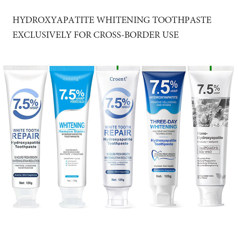 7.5% Hydroxyapatite Whitening Toothpaste