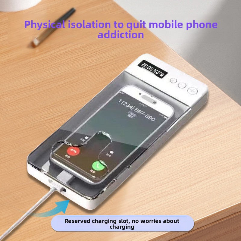 Transparent Timer Phone Lock Box for Self-Discipline