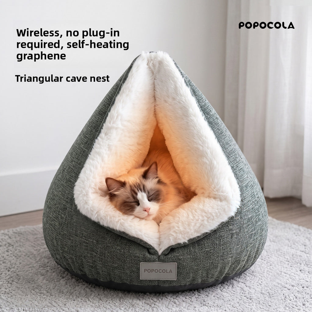 Popo Self-Heating Cat Bed