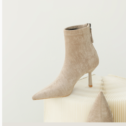 Womens Pointed Toe Stiletto Ankle Boots