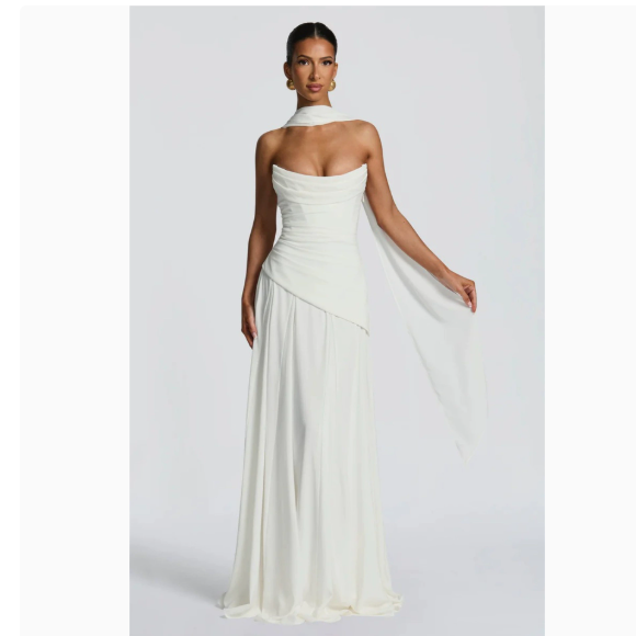 Womens Strappy Slim Fit Evening Dress