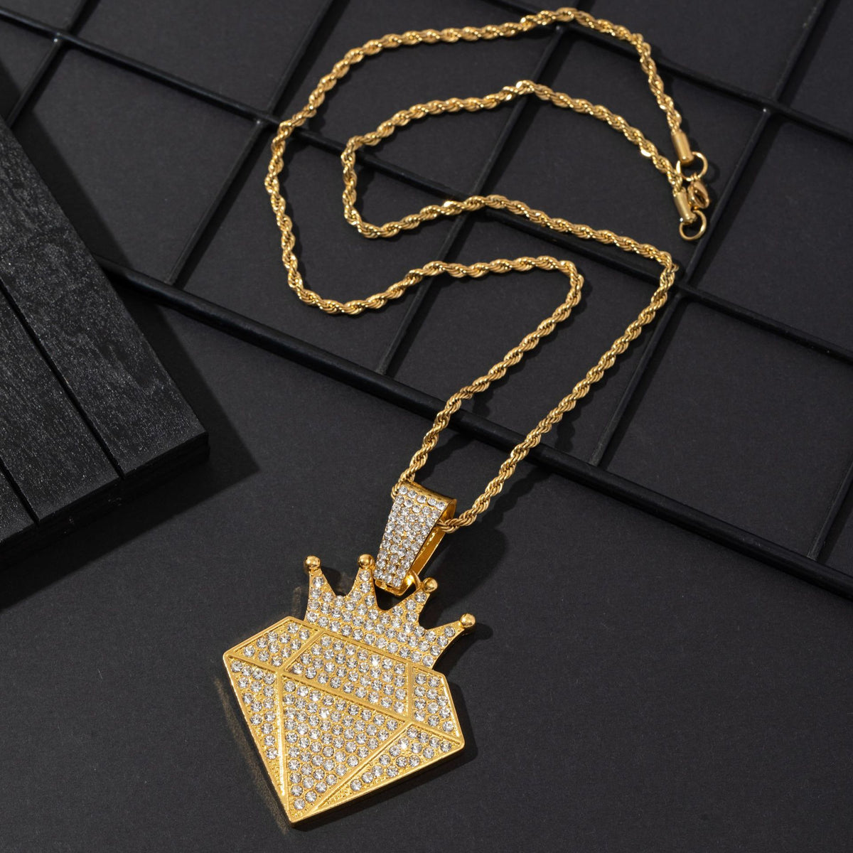 Diamond Crown Pendant