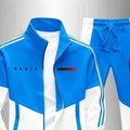 Zippered pants for casual wear, men's style