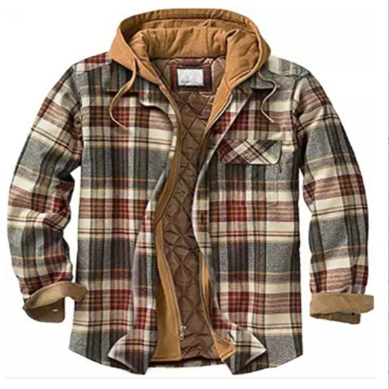 Men's Thickened Hooded Jacket