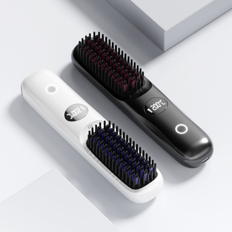 Wireless Ceramic Hair Straightener with Negative Ion