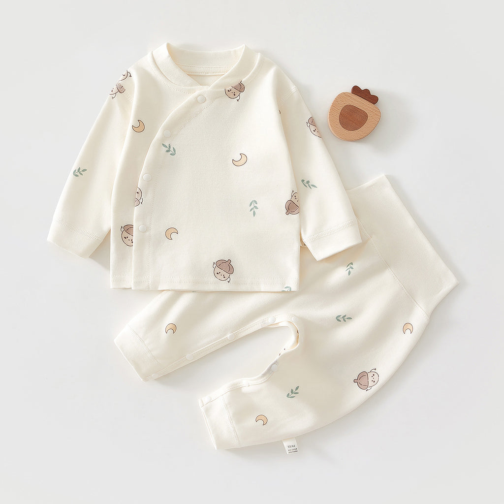 Baby pajamas for spring and autumn