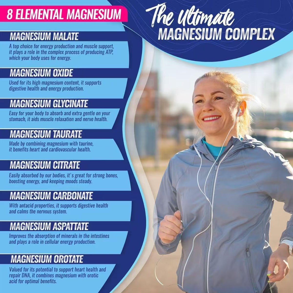 Blue Blood Sugar Magnesium Complex Capsules