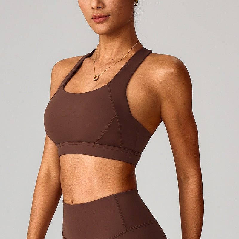 Women Shock-Proof Quick-Dry Yoga Sports Bra Fitness Running Top