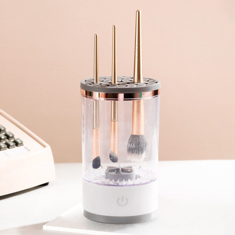 Electric makeup brush cleaner