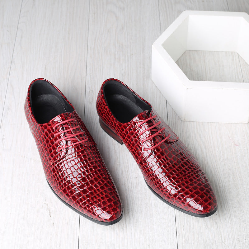 Mens Pointed Toe Leather Shoes