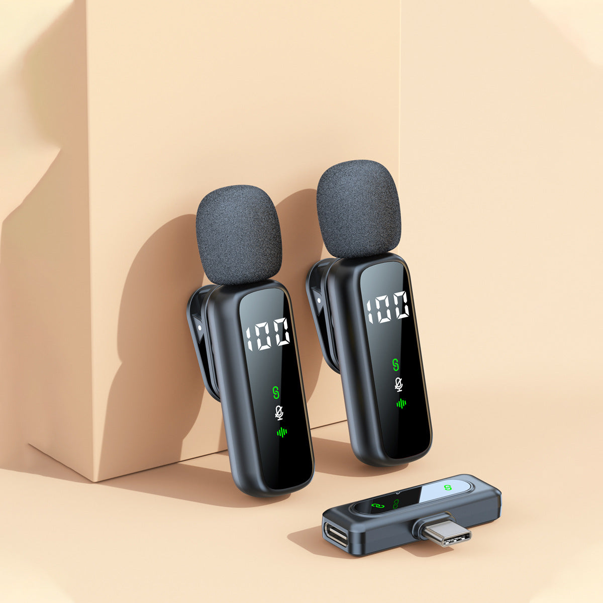 Wireless lapel microphone