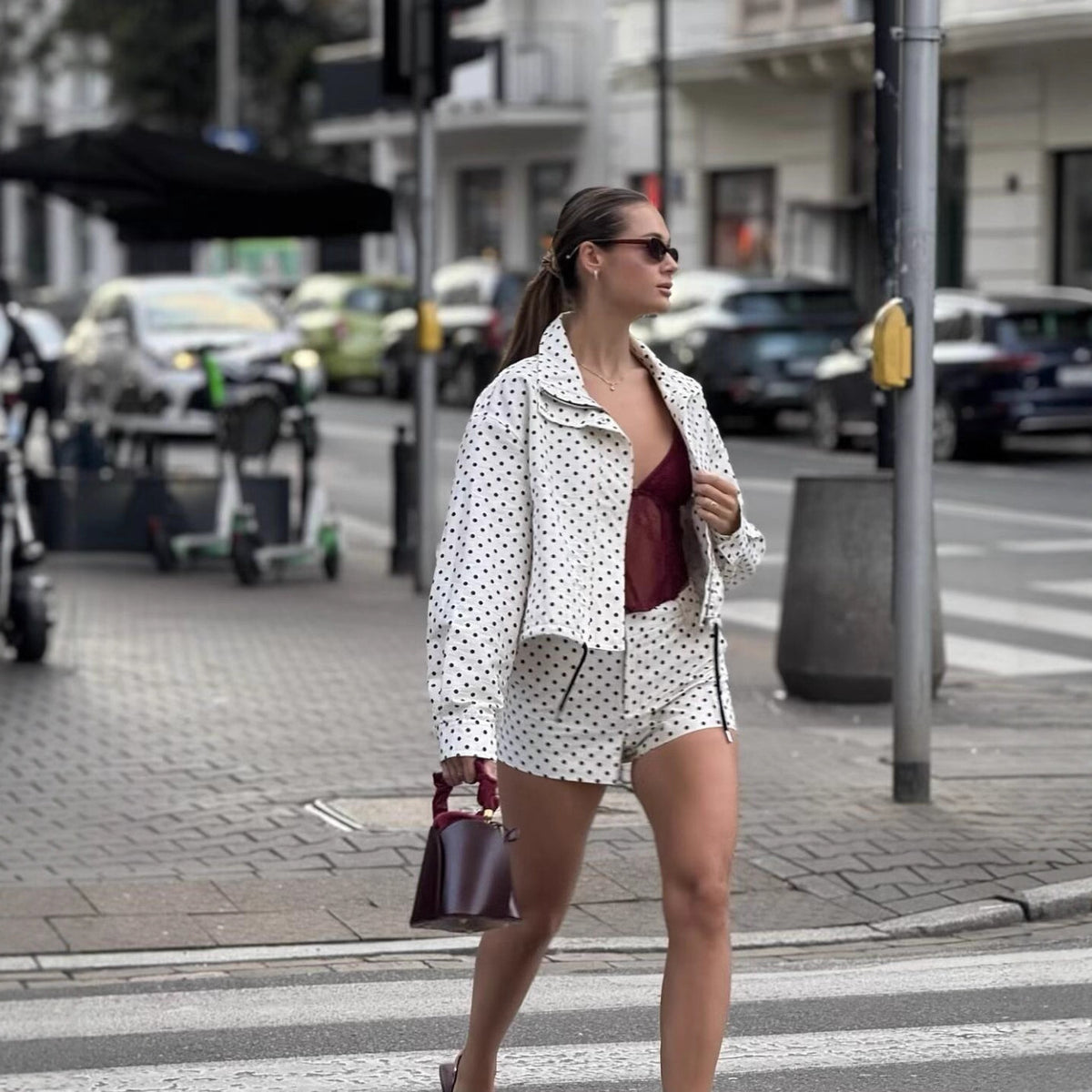 Printed women's jacket