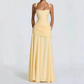 Elegant Backless Chiffon Evening Gown