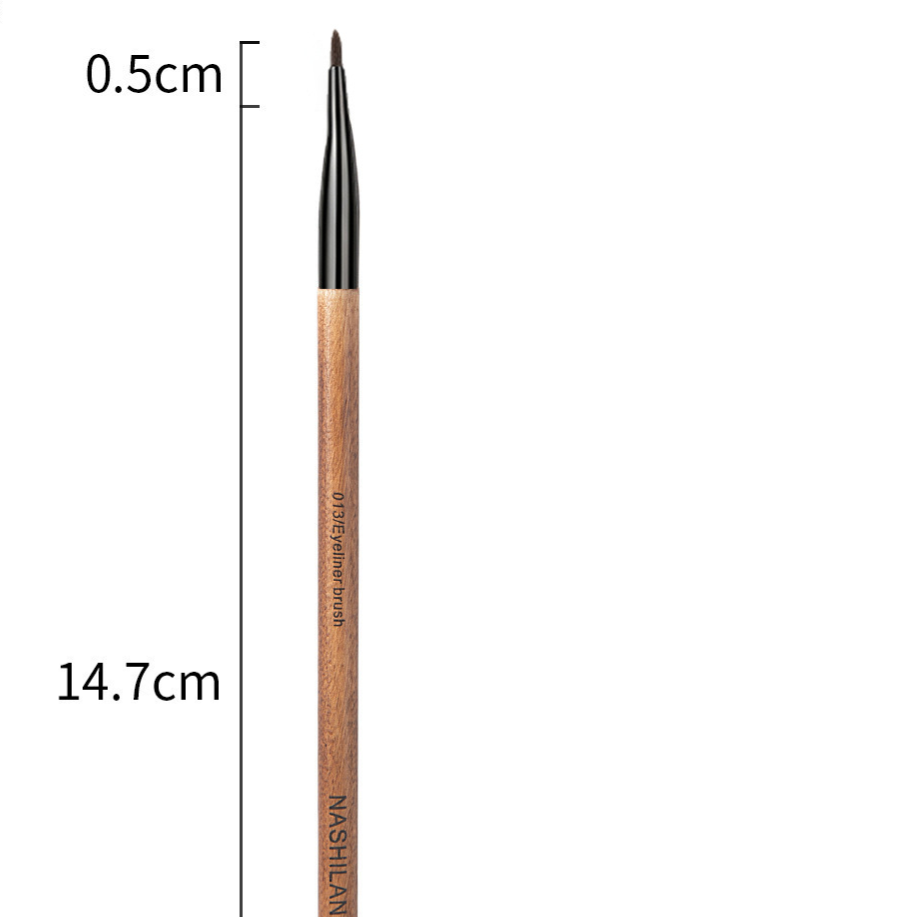 14-Piece Wooden Handle Makeup Brush Set