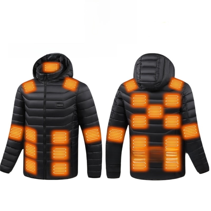 Thermal cotton coat with heating function