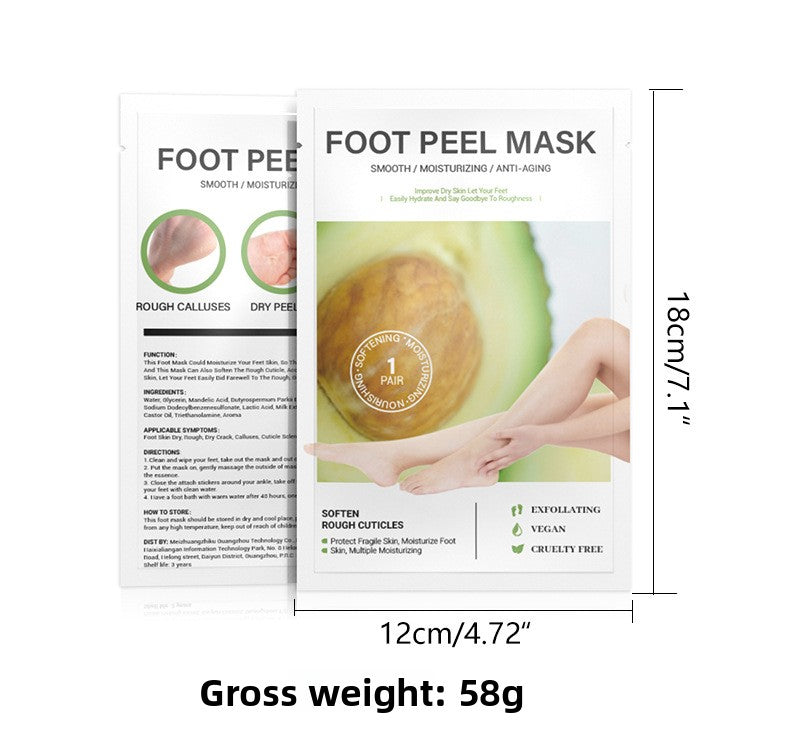 Avocado Foot Exfoliating Moisturizing Mask