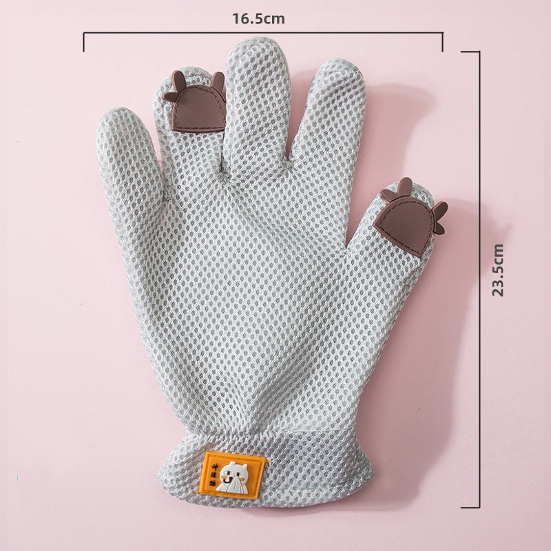 Pet Grooming Gloves for Cats and Dogs