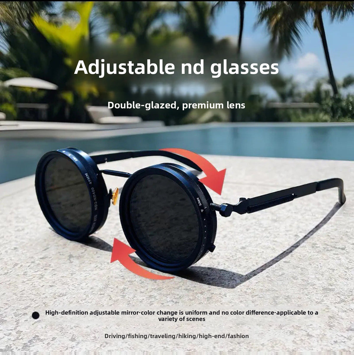 Adjustable Polarized Sunglasses with UV Protection