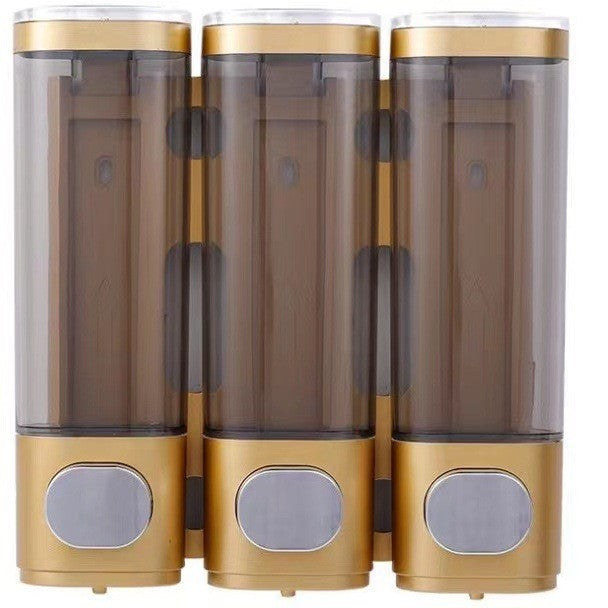 Wall Mounted Three Head Manual Soap Dispenser