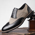 Large Size Men's Retro Daily Casual Shoes Business Formal Carved Brogue Comfortable Men's Shoes