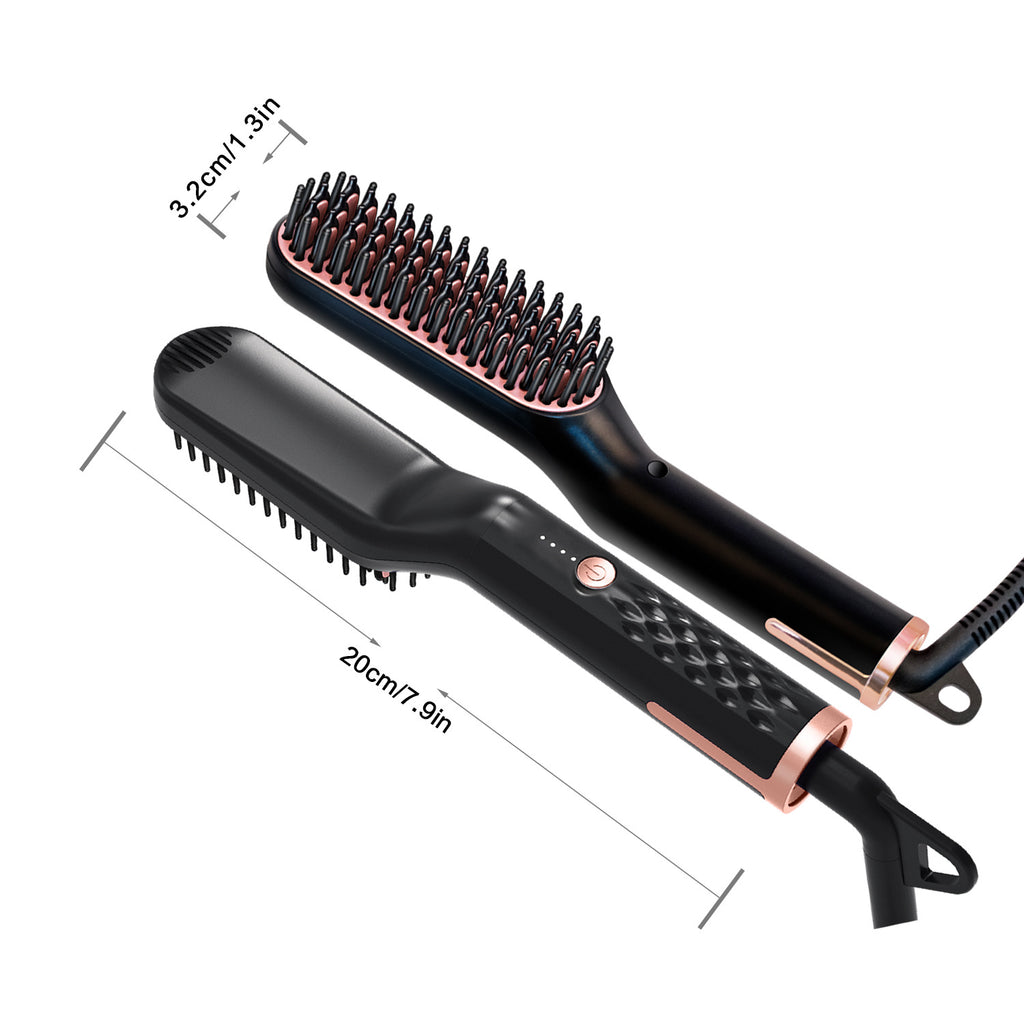 Multifunctional Hair Straightening and Curling Comb