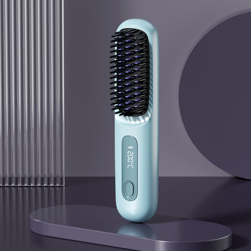 Wireless Ceramic Hair Straightener with Negative Ion