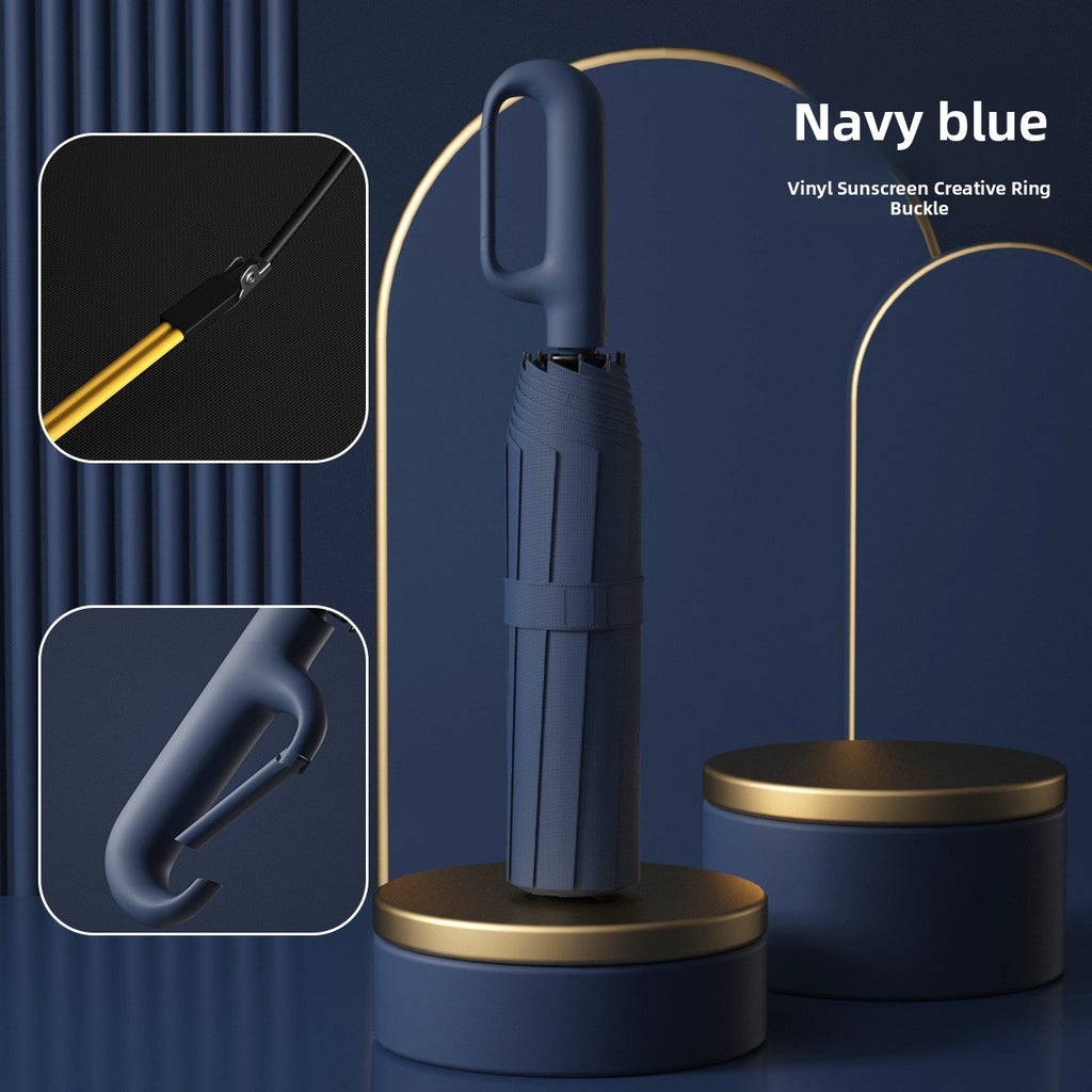 Fully Automatic Umbrella with Ring Handle