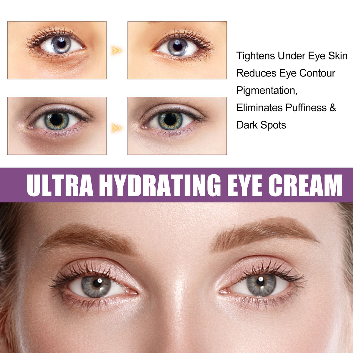 Hydrating Eye Cream for Dark Circles and Puffiness