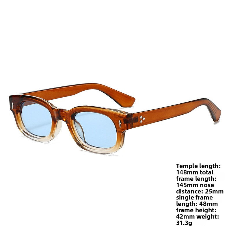 UV400 Protection Square Frame Sunglasses