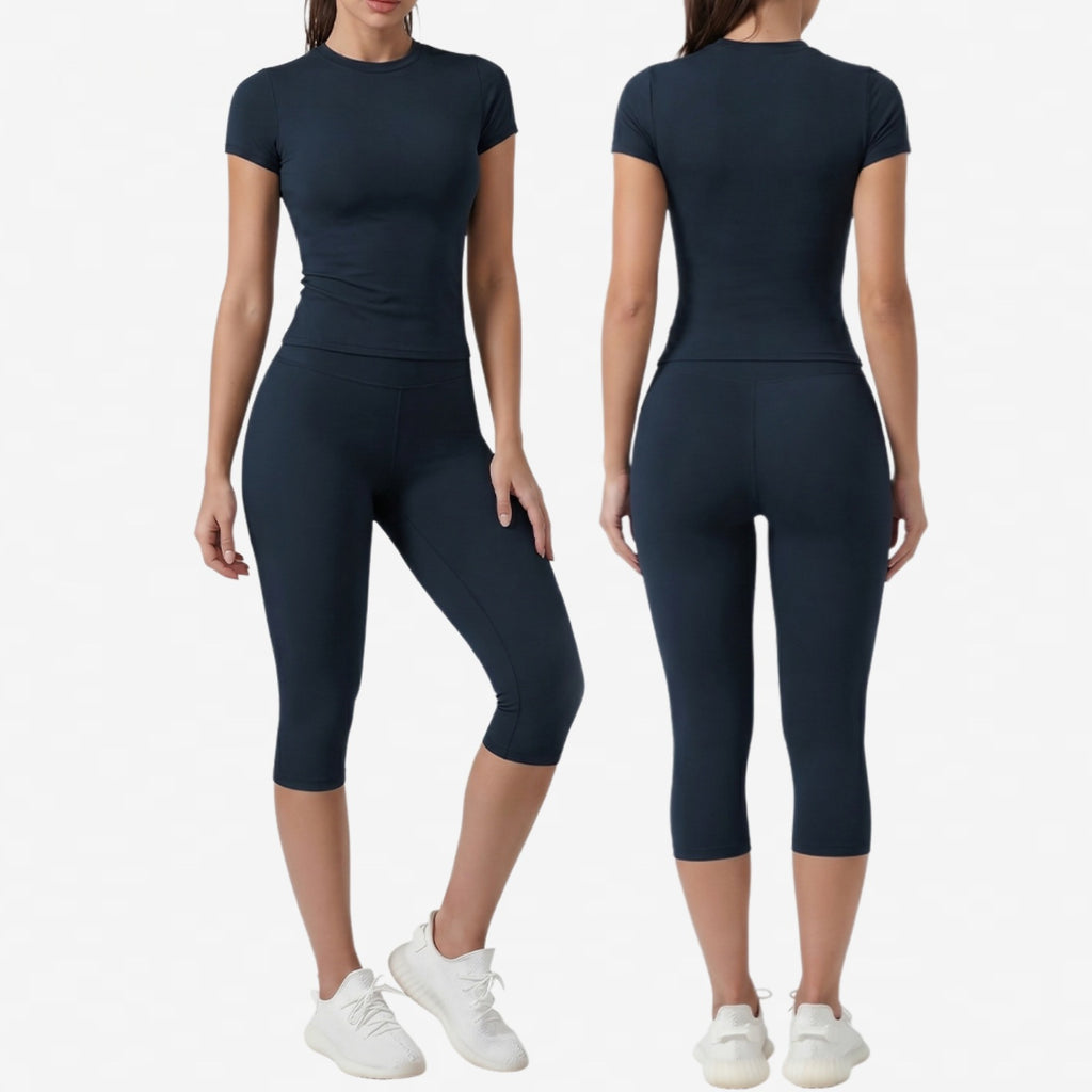 Womens High Waisted Yoga Set