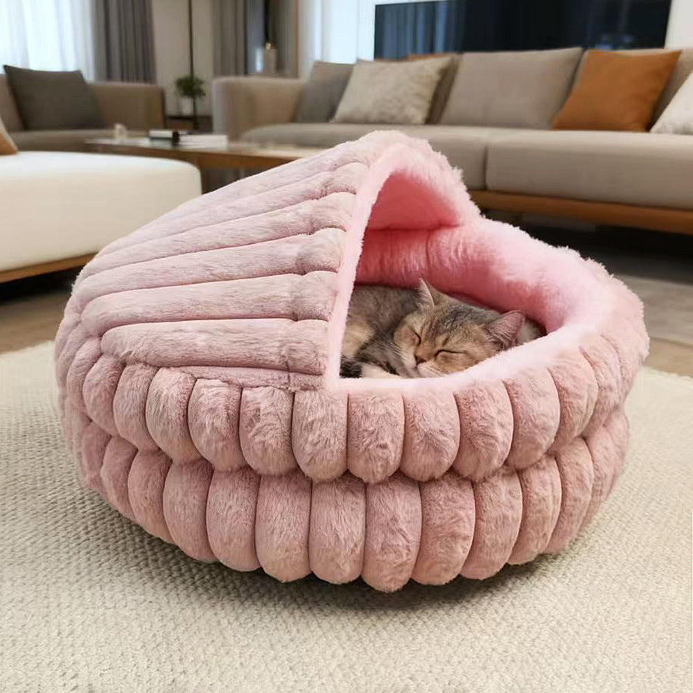 Thickened Plush Pet Bed