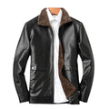 Mens PU Leather Casual Jacket