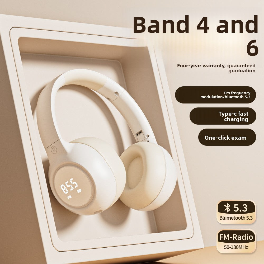 CET Exam Headphones with FM Radio and Bluetooth