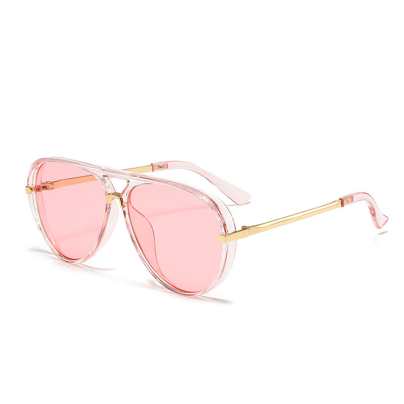 Retro Round Frame UV400 Sunglasses