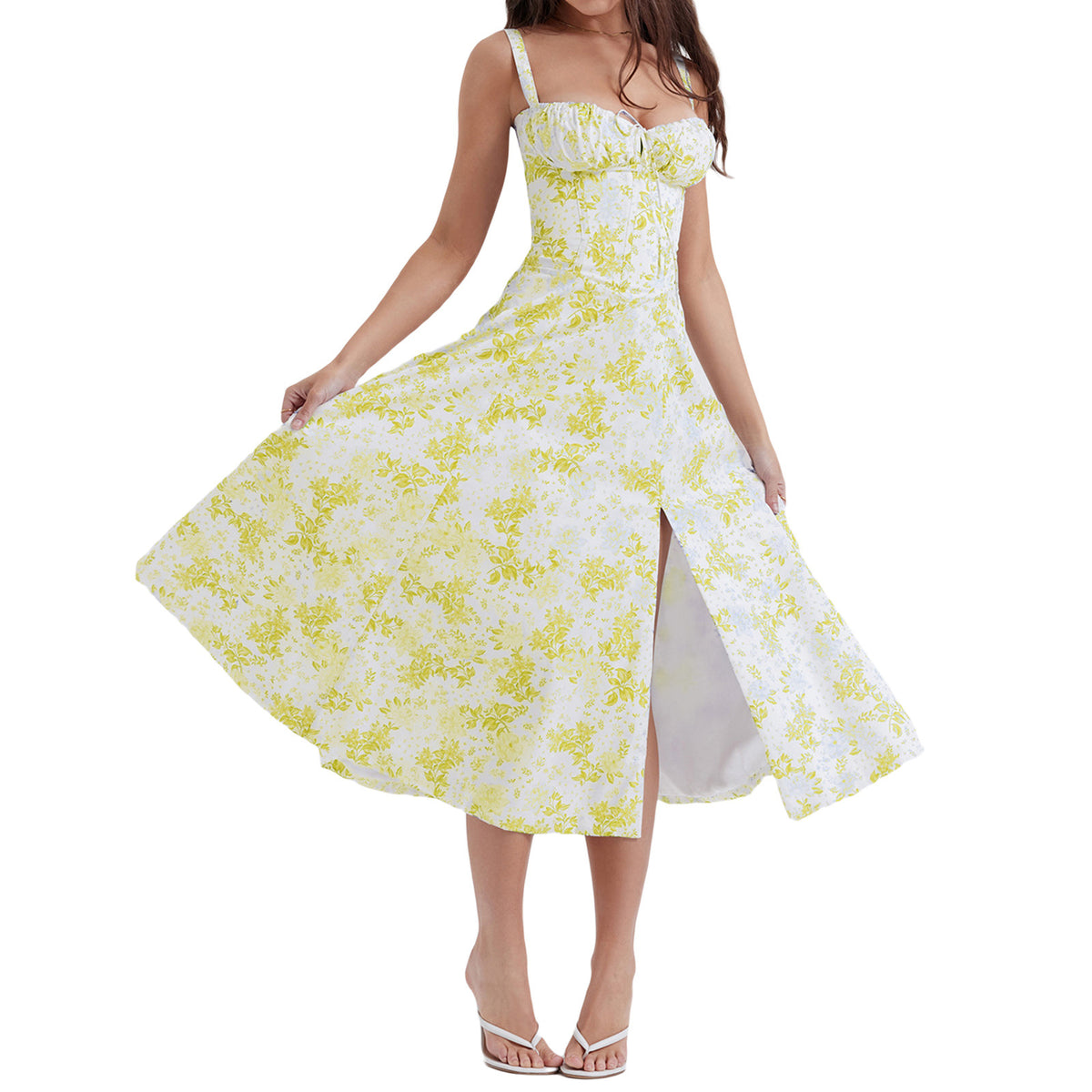 Strap Waist Sling Dress