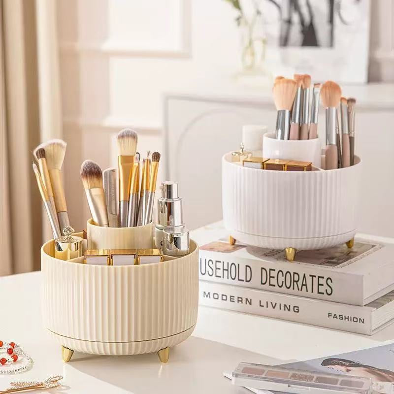 Desktop Rotary Cosmetic Brush Storage Cylinder Cosmetic Rack