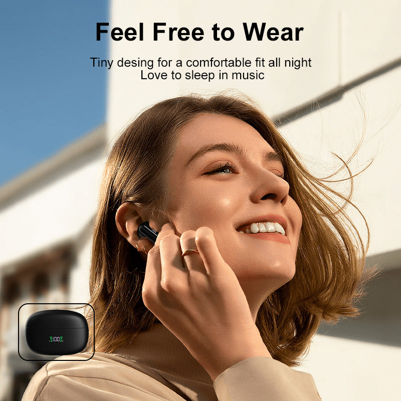 SP9X Wireless Bluetooth Earphones with Noise Reduction and Digital Display