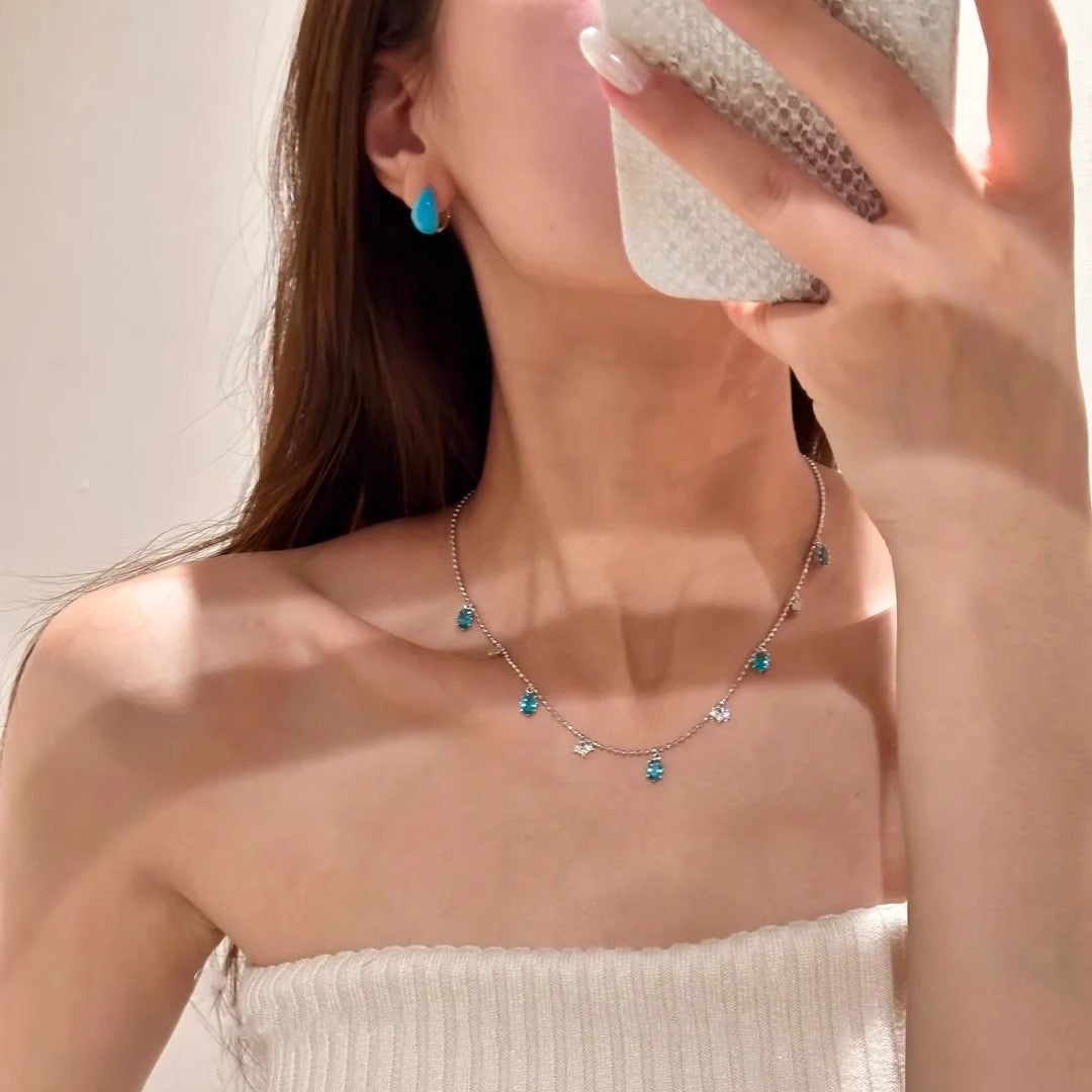 Heart Tassel Pendant Necklace
