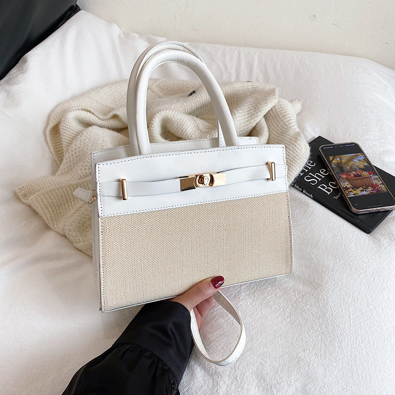 Womens Color Block Crossbody Bag