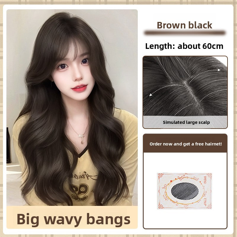 Women's Synthetic Big Wave Long Curly Hair Wig