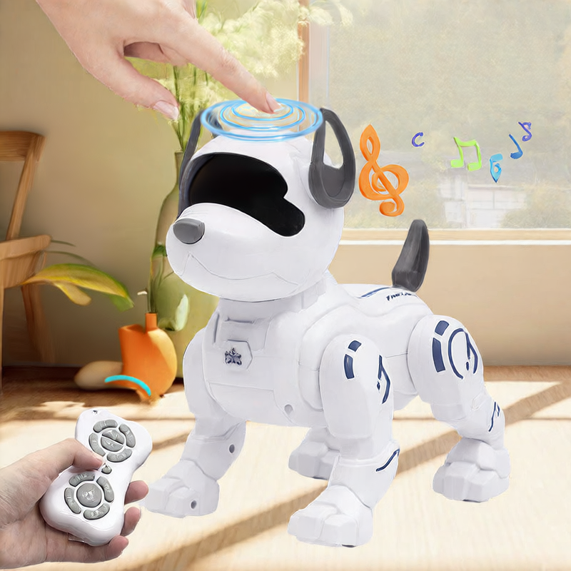 Children's remote-controlled robot dog early education toy