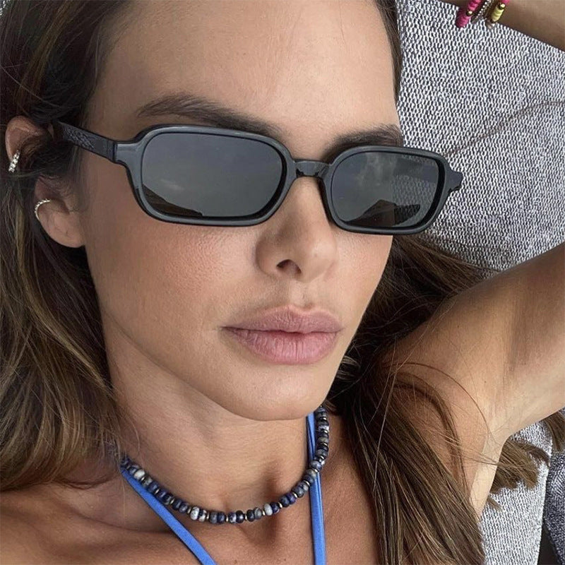 Retro Square Frame UV400 Protection Sunglasses