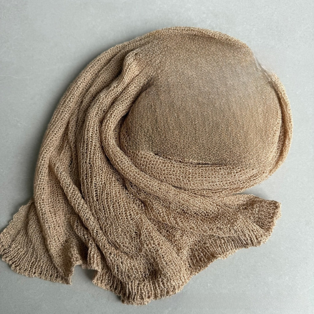 Cutout Knit Shawl