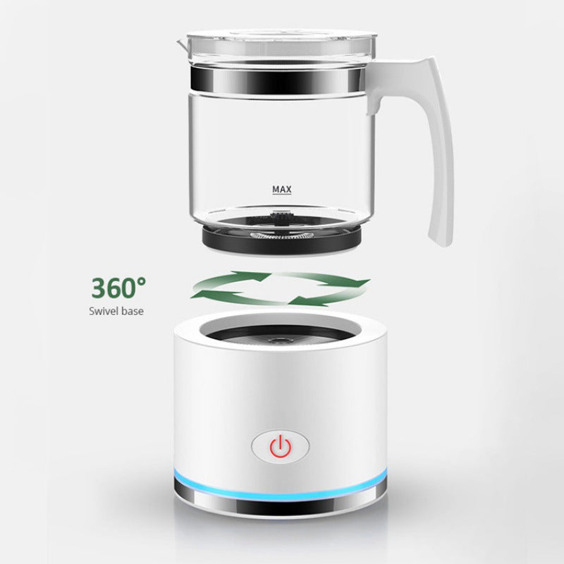 Hot and cold milk frother