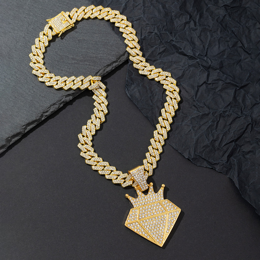 Diamond Crown Pendant