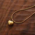 Heart Shape Titanium Steel Clavicle Necklace