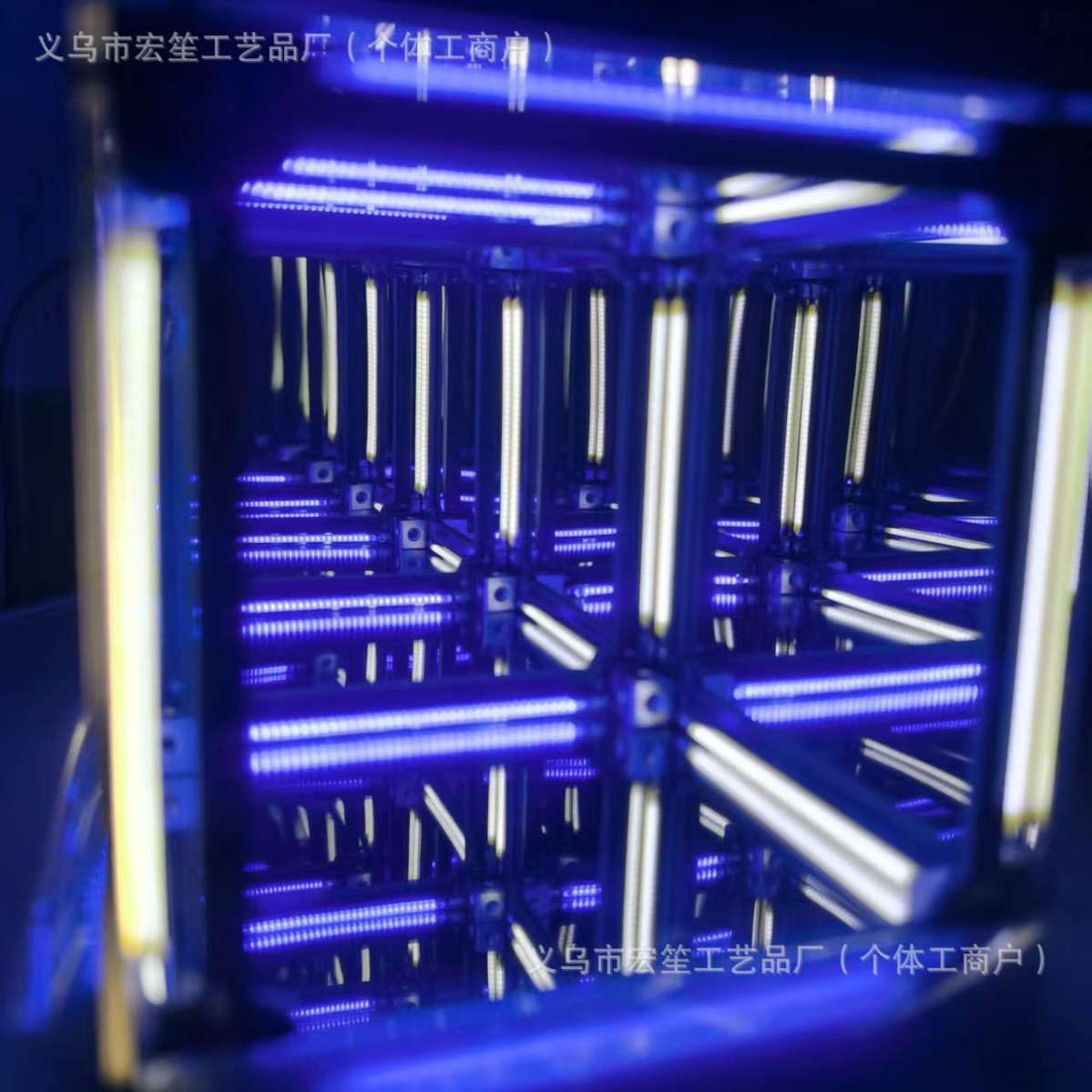 Creative 3D Cube RGB Desktop Atmosphere Light