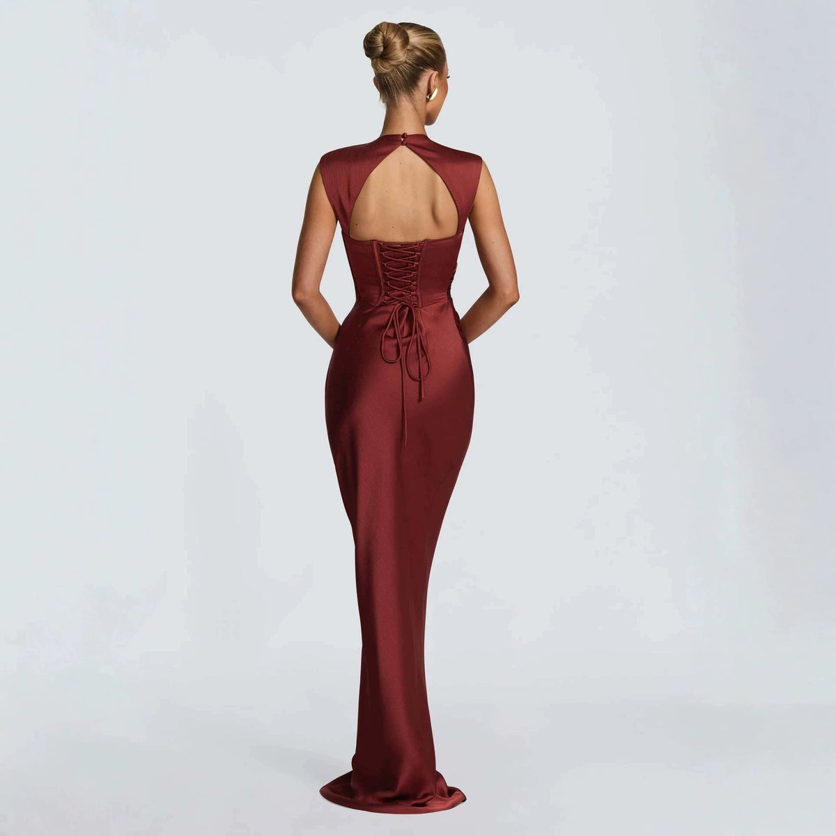 Sleeveless Fishtail Evening Gown