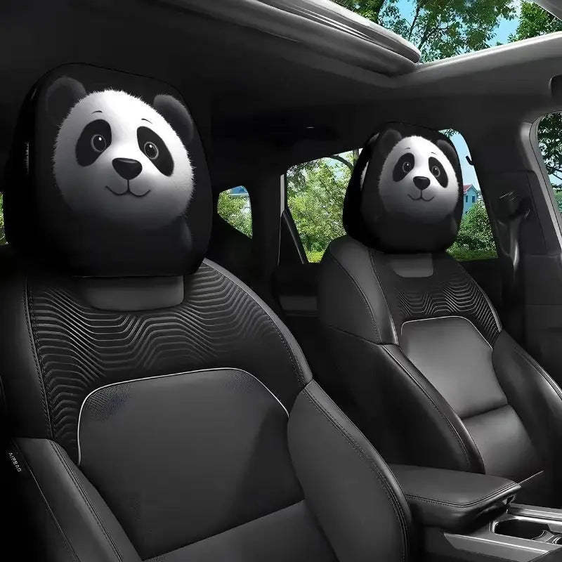 Car Printed Headrest Case Universal Funny Fun Universal Headgear